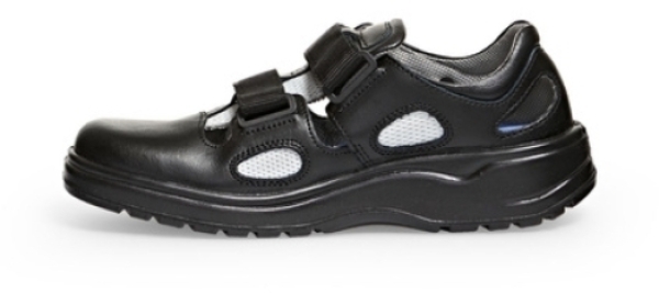 ABEBA-Footwear, X-LIGHT-O1-Damen- und Herren-Arbeits-Berufs-Sicherheits-Sandalen, ESD, schwarz