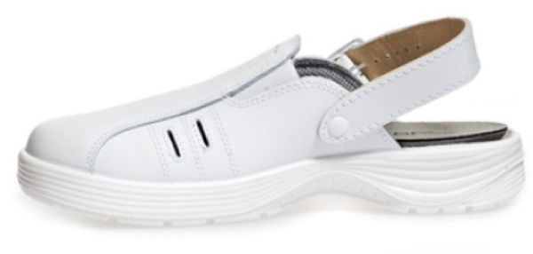 ABEBA-Footwear, X-LIGHT-OB-Damen- und Herren-Arbeits-Berufs-Sicherheits-Clogs, ESD, weiß