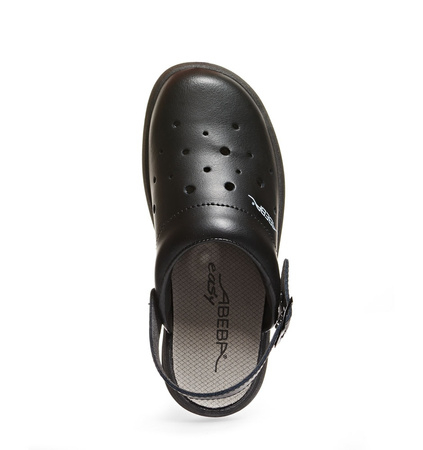 ABEBA-Footwear, Damen- und Herren-Arbeits-Berufs-Clogs, Easy 7631 schwarz