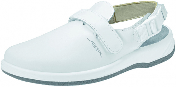 ABEBA-Footwear, OB-Damen- u. Herren-Arbeits-Berufs-Sicherheits-Clogs, weiß