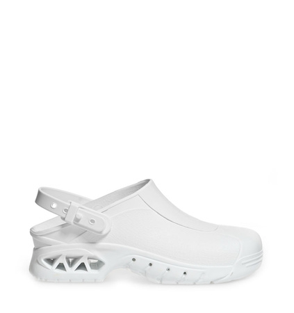 ABEBA-Footwear, Autoklavierbare Clogs, Damen- u. Herren-Arbeits-Berufs-Sicherheits-Clogs, 9600 weiß