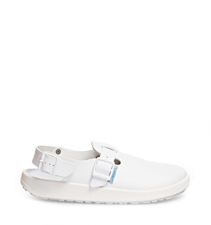 ABEBA-Footwear, OB-A-micro-Damen- u. Herren-Arbeits-Berufs-Sicherheits-Clogs, weiß