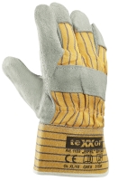 BIG-TEXXOR-Workwear, Rindkernspaltleder, Leder-Arbeits-Handschuhe, Eifel EN 388, VE = 12 Paar