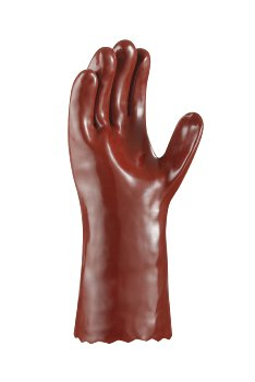 BIG-TEXXOR-Chemikalienschutz-Arbeitshandschuhe, 35 cm, rotbraun