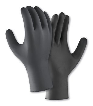teXXor® Nitril-Einweg-Handschuhe schwarz