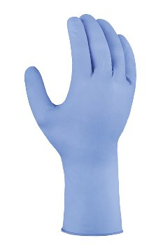 teXXor® Nitril-Einweg-Handschuhe lange Stulpe, blau