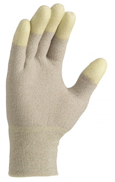 BIG-TEXXOR-ESD Nylon-/Kupfer-Strickhandschuhe, natur/weiß
