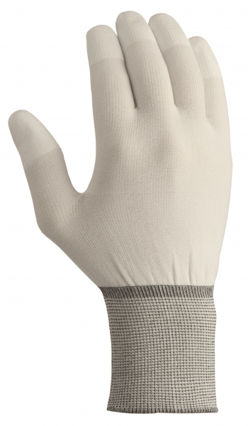 BIG-TEXXOR-Nylon-Strickhandschuhe, weiß