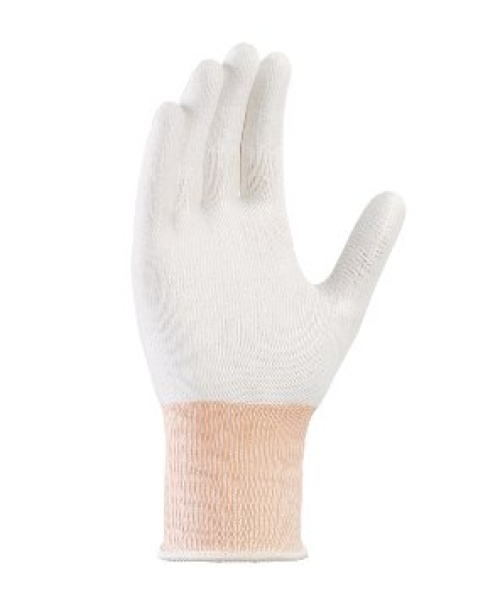 BIG-TEXXOR-Schnittschutz-Strickhandschuhe, weiß