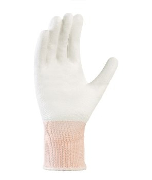 BIG-TEXXOR-Schnittschutz-Strickhandschuhe, weiß