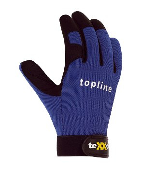 BIG-TEXXOR-Kunstlederhandschuhe, Naples, blau/schwarz
