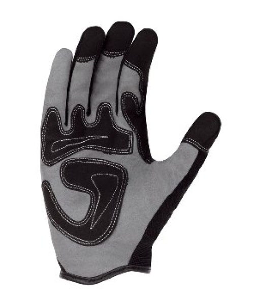 BIG-TEXXOR-Kunstlederhandschuhe, Irvine, orange/grau