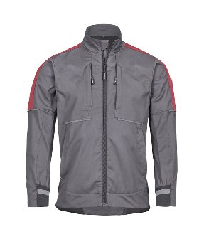 4PROTECT® Workwear Bundjacke, grau/rot
