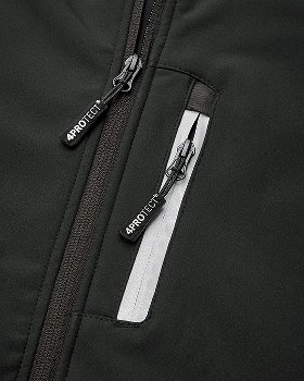 BIG-4-Protect-Softshell-Jacke, Ohio, schwarz/schwarz