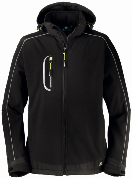 BIG-4-Protect-Softshelljacke, MONTANA, 270 g/m², schwarz