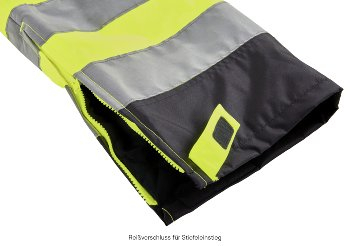 BIG-4-Protect-Warn-Wetterschutz-Latzhose, Atlanta, leuchtgelb/grau