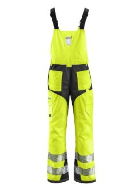 BIG-4-Protect-Warnschutz-Latzhose, Alabama, leuchtgelb/grau