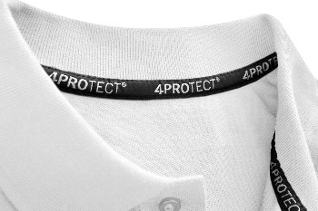 4PROTECT® Polo-Shirt Herren, weiß