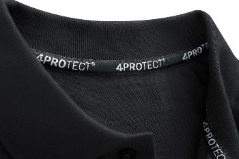 4PROTECT® Polo-Shirt Herren, schwarz