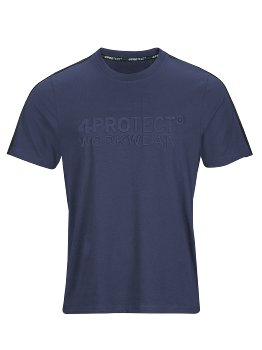 4PROTECT® Brand-T-Shirt, navy/schwarz