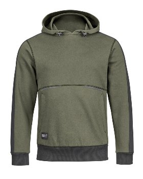 4PROTECT® Hoodie, olive/schwarz