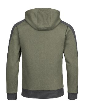 4PROTECT® Hoodie, olive/schwarz