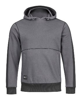4PROTECT® Hoodie, grau/schwarz
