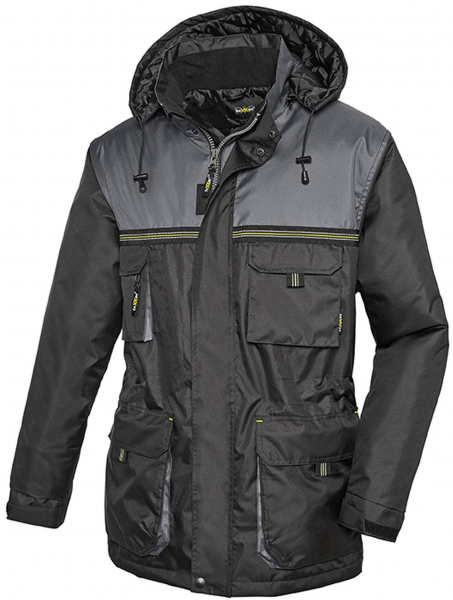 BIG-TEXXOR-Winter-Jacke Ystad, schwarz/grau