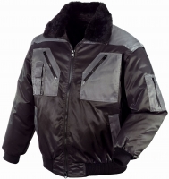 TeXXor-Workwear, Winter-Piloten-Berufs-Jacke, OSLO, schwarz/anthrazit