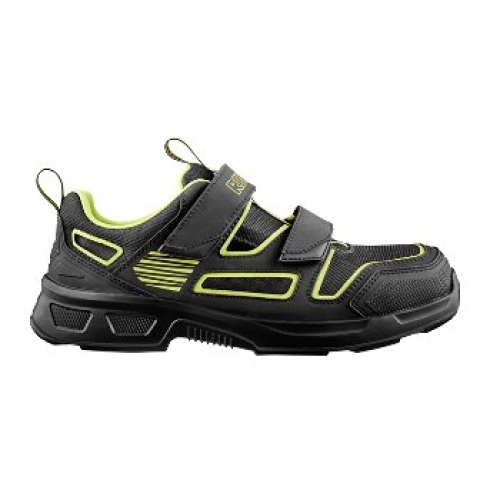 BIG-ruNNex-S1PS ESD-Sicherheitssandalen ActionStar, schwarz/grün