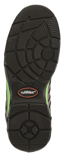 BIG-ruNNex-S1P-Sicherheitshalbschuhe, FlexStar, grau/grün