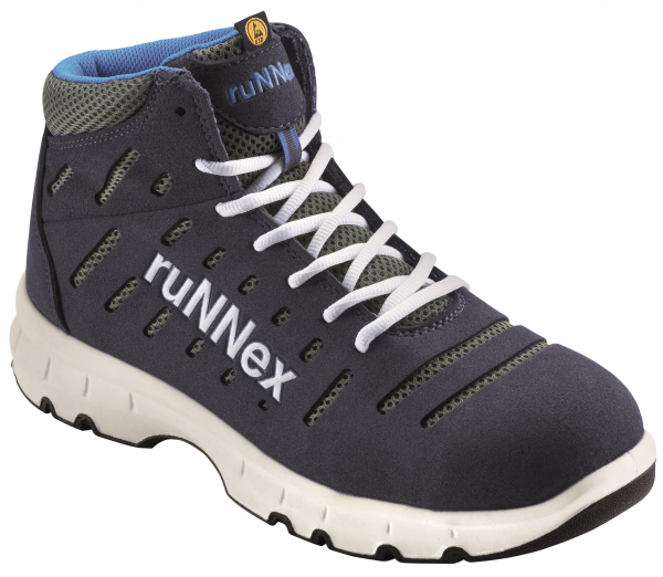 BIG-ruNNex-S1P-Sicherheitsschnürstiefel, FlexStar, blau/weiß/grau