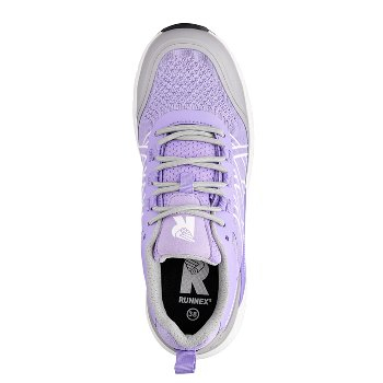 BIG-ruNNex-S1P, Damen-Sicherheitshalbschuhe, GirlStar, violett/grau/weiß
