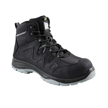 RUNNEX® S3S-ESD Sicherheitsschnürstiefel SmartStar, schwarz/grau