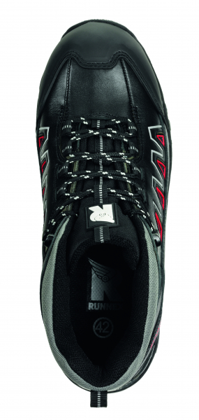 BIG-ruNNex-S3-Sicherheitsschnürstiefel, LightStar, schwarz/rot