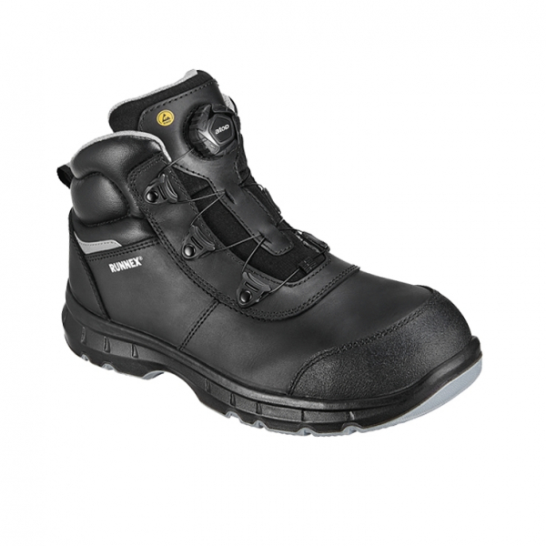 BIG-ruNNex-S3S-ESD Sicherheitsstiefel, atop Flexstar, schwarz/grau