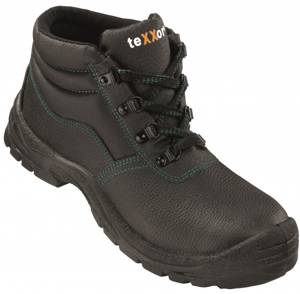 BIG-TEXXOR-S3-Sicherheitsschnürstiefel, Paris, schwarz/grün