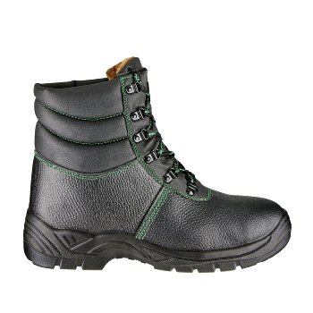 BIG-TEXXOR-S3-Winter-Sicherheitsschnürstiefel, Ranger, schwarz/grün