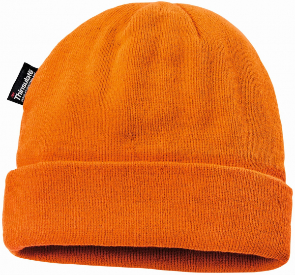 BIG-4-Protect-Wetterschutz-Strickmütze, leuchtorange