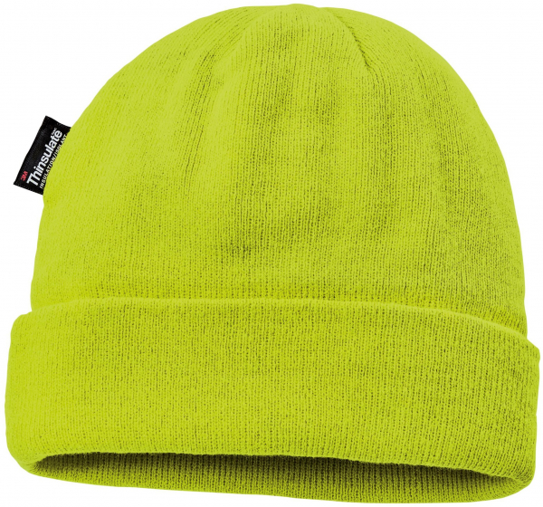 BIG-4-Protect-Wetterschutz-Strickmütze, leuchtgelb