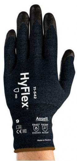 ANSELL-ARBEITSHANDSCHUHE, HYFLEX, 11-542, schwarz