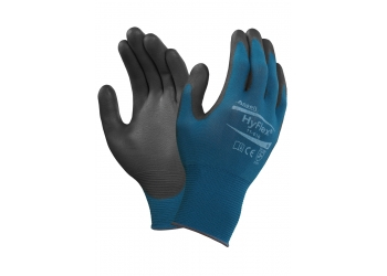 ANSELL-ARBEITSHANDSCHUHE, HYFLEX, 11-616, blau-grün/schwarz