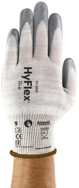 ANSELL-Arbeitshandschuhe, ESD, HYFLEX, 11-100, grau