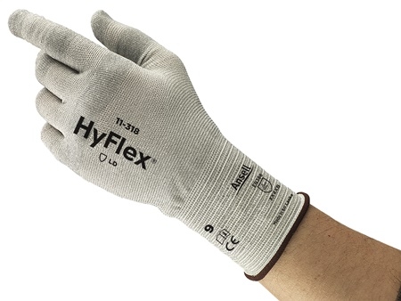 ANSELL-HYFLEX, 11-318, Arbeitshandschuhe, grau