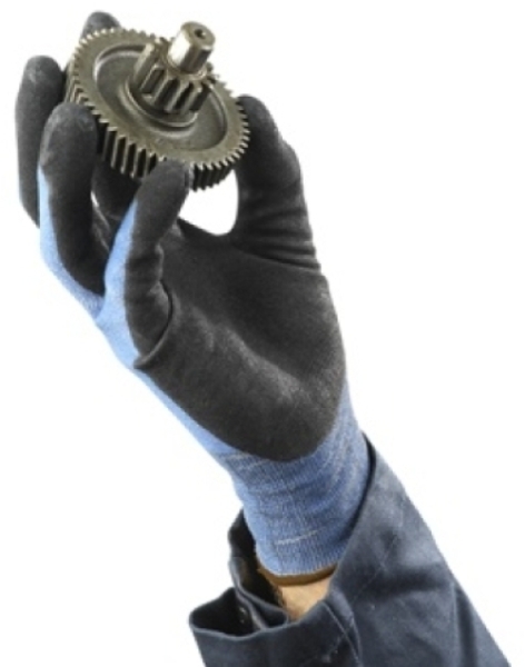 ANSELL-Arbeitshandschuhe, HYFLEX, 11-528, blau/schwarz