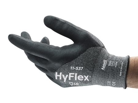 ANSELL-Arbeitshandschuhe, HYFLEX, 11-537, grau
