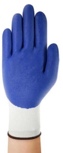 ANSELL-Arbeitshandschuhe, HYFLEX, 11-953, Länge: 220-260 mm, blau auf weiß
