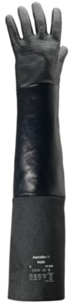 ANSELL-SCORPIO, 19-026, Neopren-Handschuhe, Arbeitshandschuhe, schwarz, VE = 12 Paar