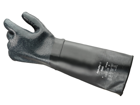 ANSELL-SCORPIO, 19-024, Neopren-Handschuhe, Arbeitshandschuhe, schwarz