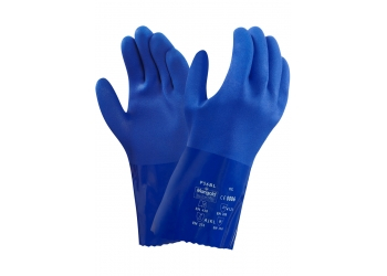 ANSELL-PVC-ARBEITSHANDSCHUHE, VERSATOUCH, 23-200, blau